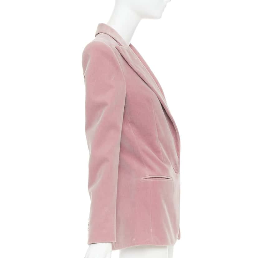 Alexandre Vauthier Jacket Pink Velvet Good condition - Box View