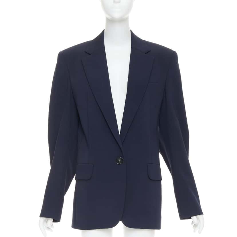 Alexandre Vauthier Jacket Navy Wool Very good condition - Front View