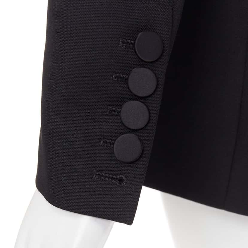 Alexandre Vauthier Jacket Black Wool Very good condition - Back View