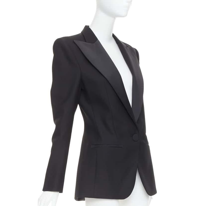 Alexandre Vauthier Jacket Black Wool Very good condition - Model View