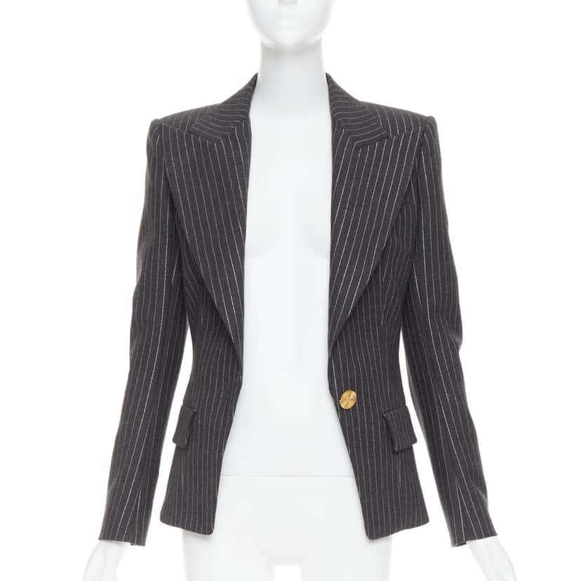 Alexandre Vauthier Jacket Grey Wool Very good condition - Inside View