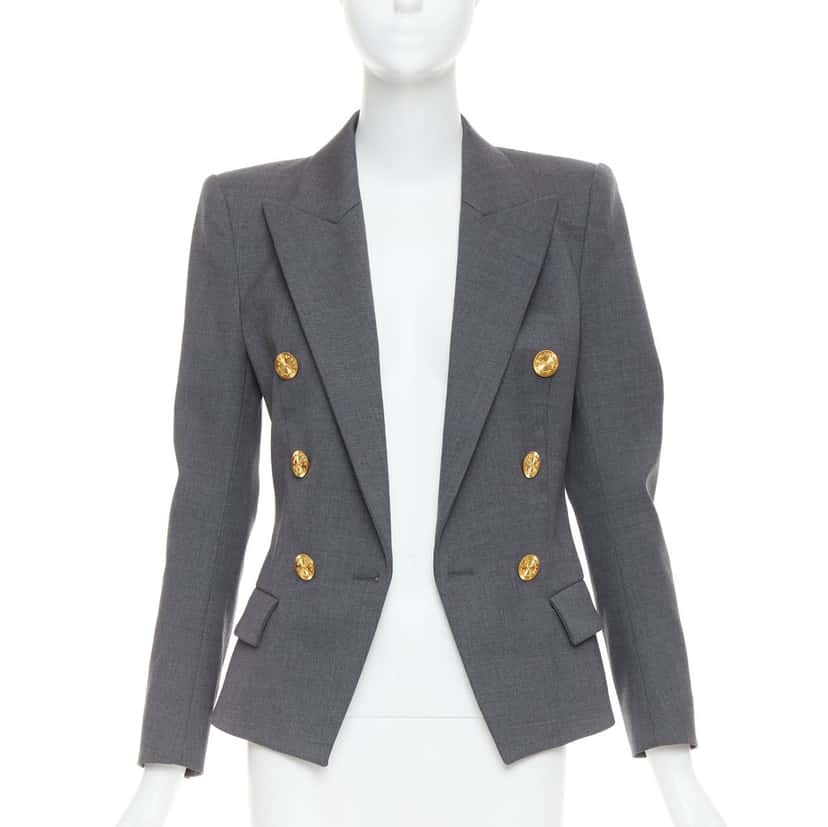 Alexandre Vauthier Jacket Grey Wool Very good condition - Inside View