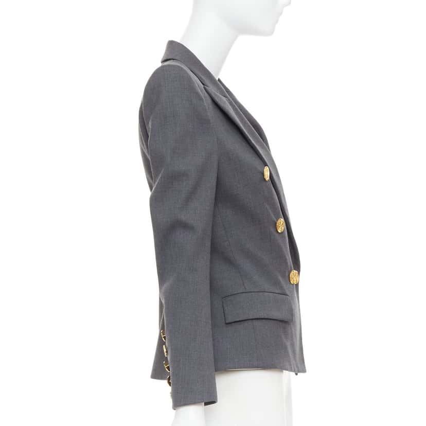Alexandre Vauthier Jacket Grey Wool Very good condition - Box View