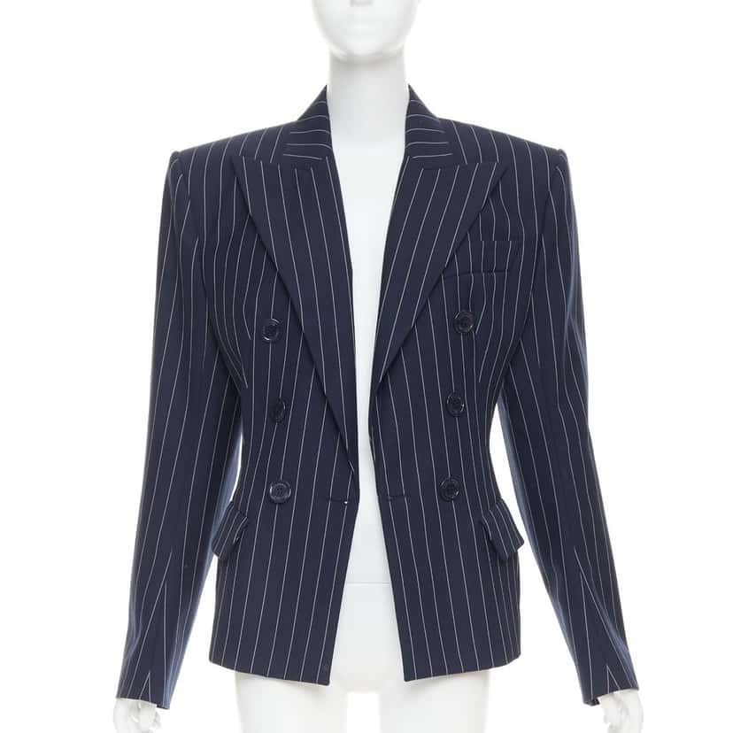 Alexandre Vauthier Jacket Navy Wool Very good condition - Inside View