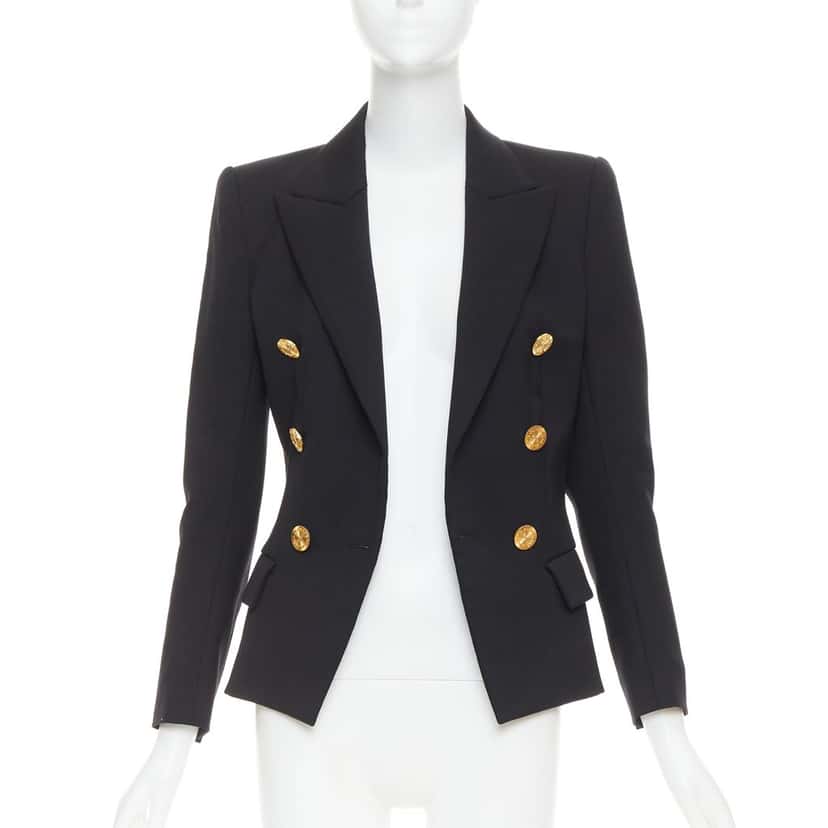 Alexandre Vauthier Jacket Black Wool Very good condition - Inside View