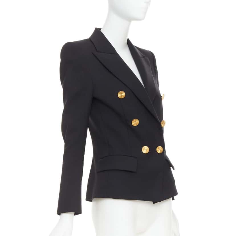 Alexandre Vauthier Jacket Black Wool Very good condition - Model View