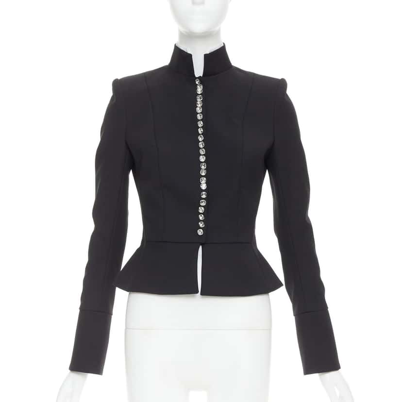 Alexandre Vauthier Jacket Black Wool Good condition - Front View