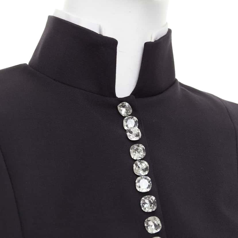 Alexandre Vauthier Jacket Black Wool Good condition - Back View