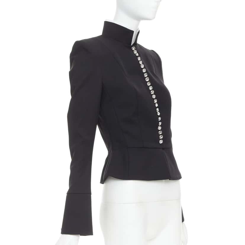 Alexandre Vauthier Jacket Black Wool Good condition - Model View