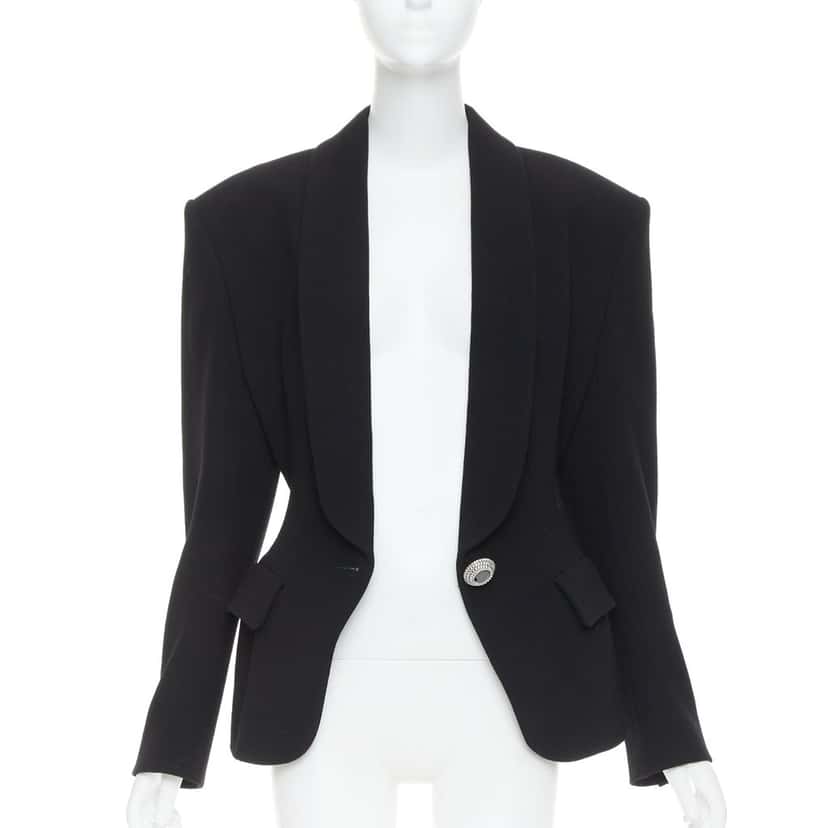 Alexandre Vauthier Jacket Black Wool Very good condition - Inside View