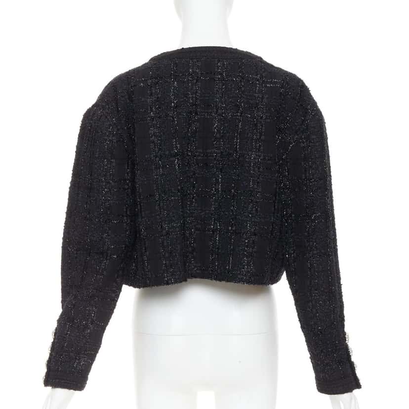 Alexandre Vauthier Jacket Black Tweed Very good condition - Box View