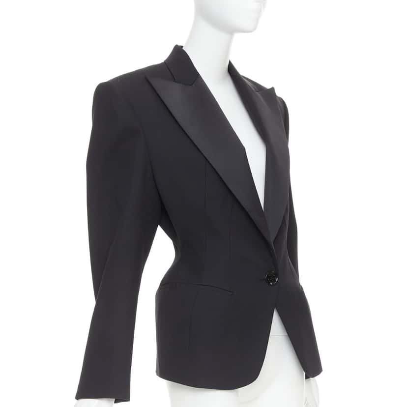 Alexandre Vauthier Jacket Black Wool Very good condition - Model View