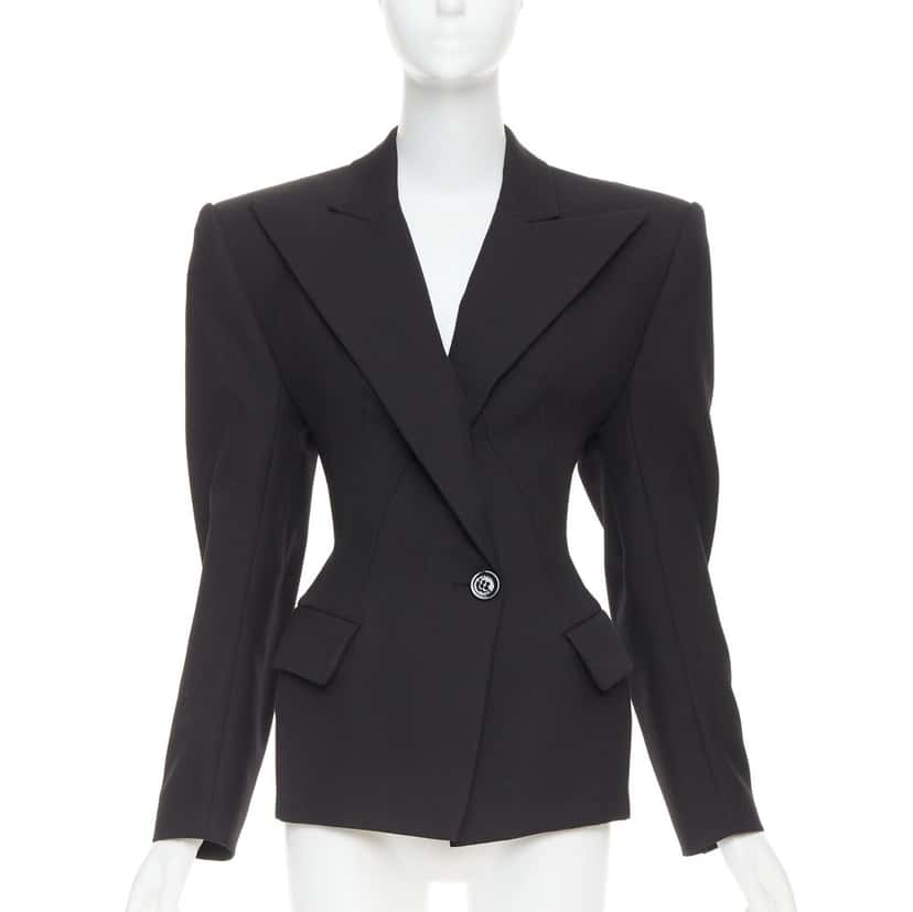 Alexandre Vauthier Jacket Black Polyester Very good condition - Front View