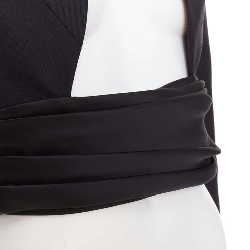 Alexandre Vauthier Jacket Black Wool Very good condition - Back View