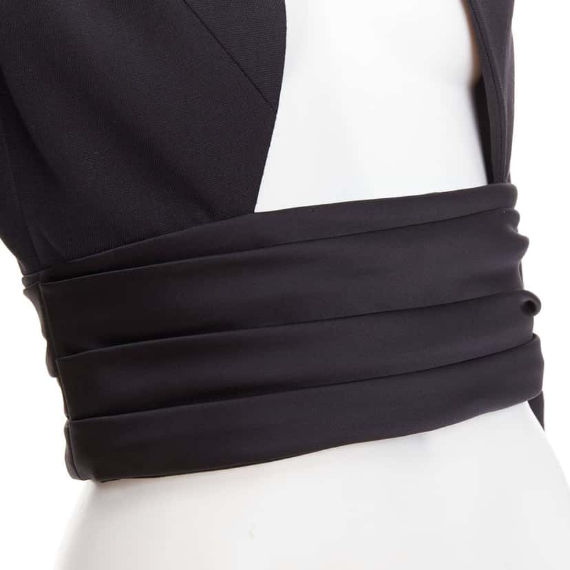 Alexandre Vauthier Jacket Black Wool Very good condition - Back View