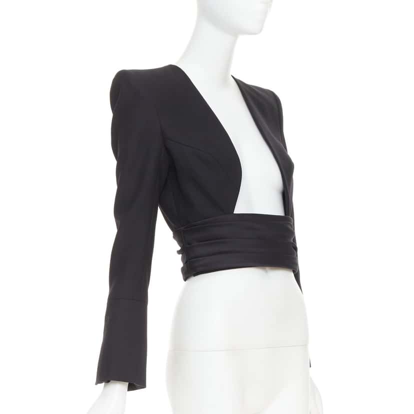Alexandre Vauthier Jacket Black Wool Very good condition - Inside View