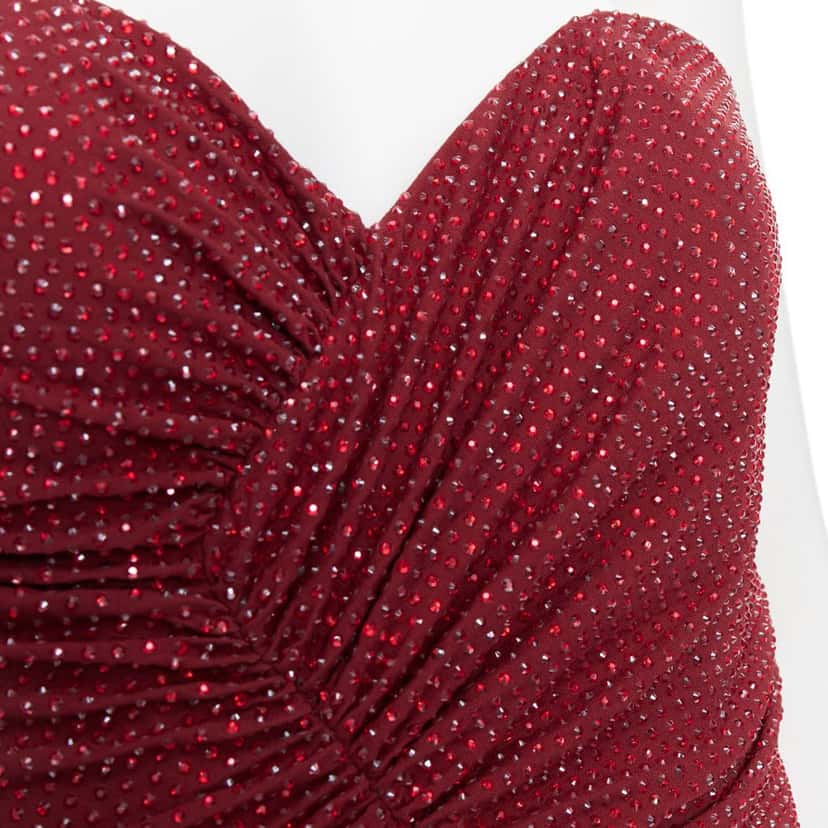 Alexandre Vauthier Dress Red Viscose Very good condition - Back View