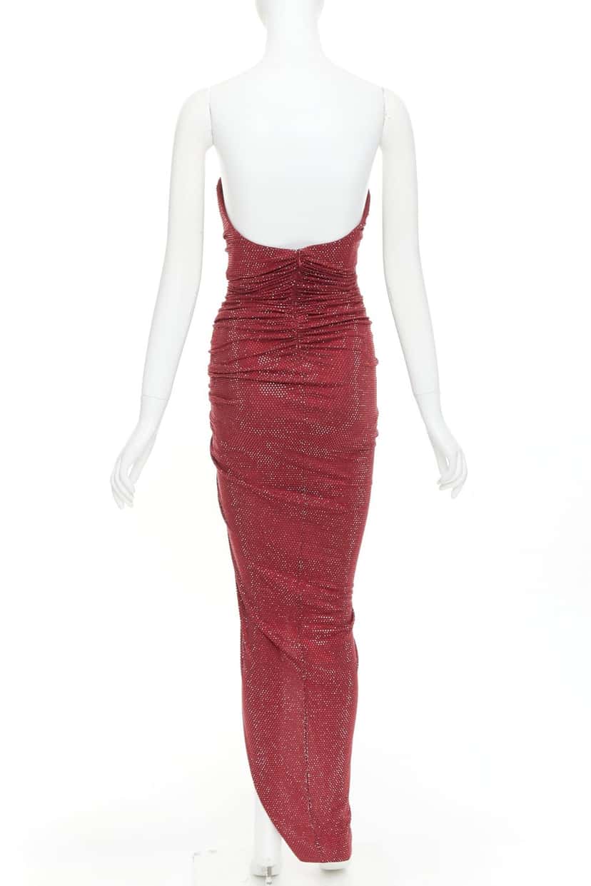 Alexandre Vauthier Dress Red Viscose Very good condition - Box View