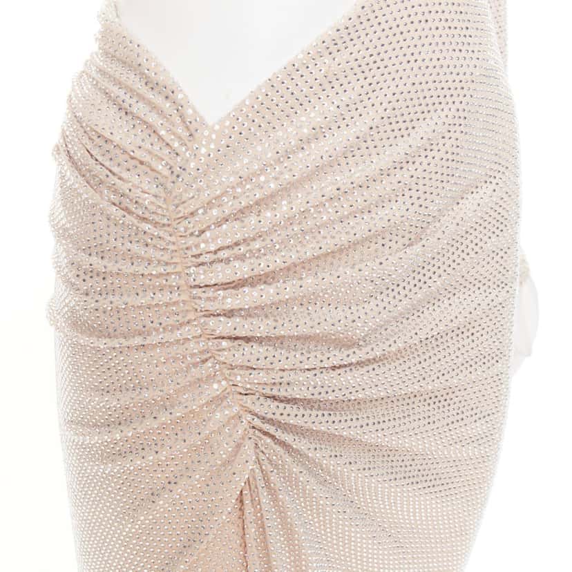 Alexandre Vauthier Dress Beige Viscose Very good condition - Back View