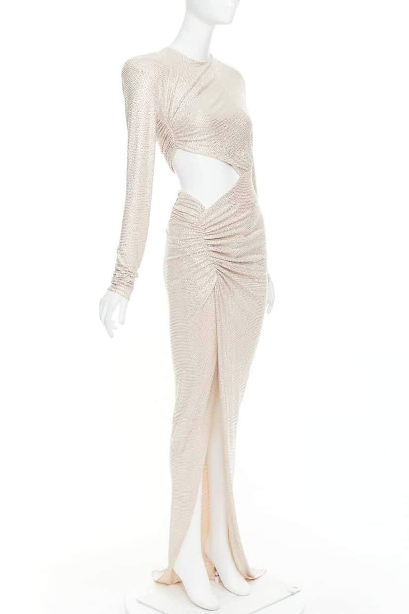 Alexandre Vauthier Dress Beige Viscose Very good condition - Inside View