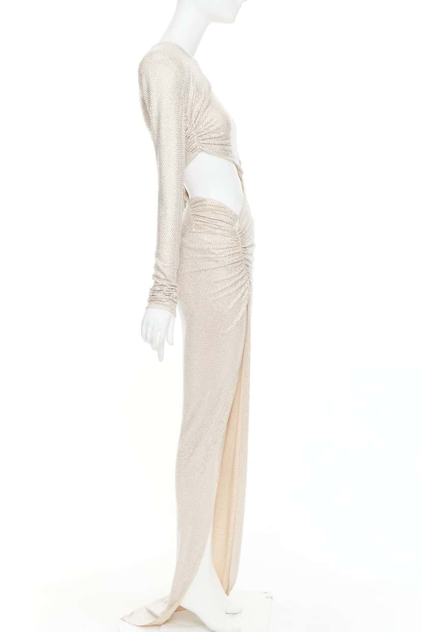 Alexandre Vauthier Dress Beige Viscose Very good condition - Model View