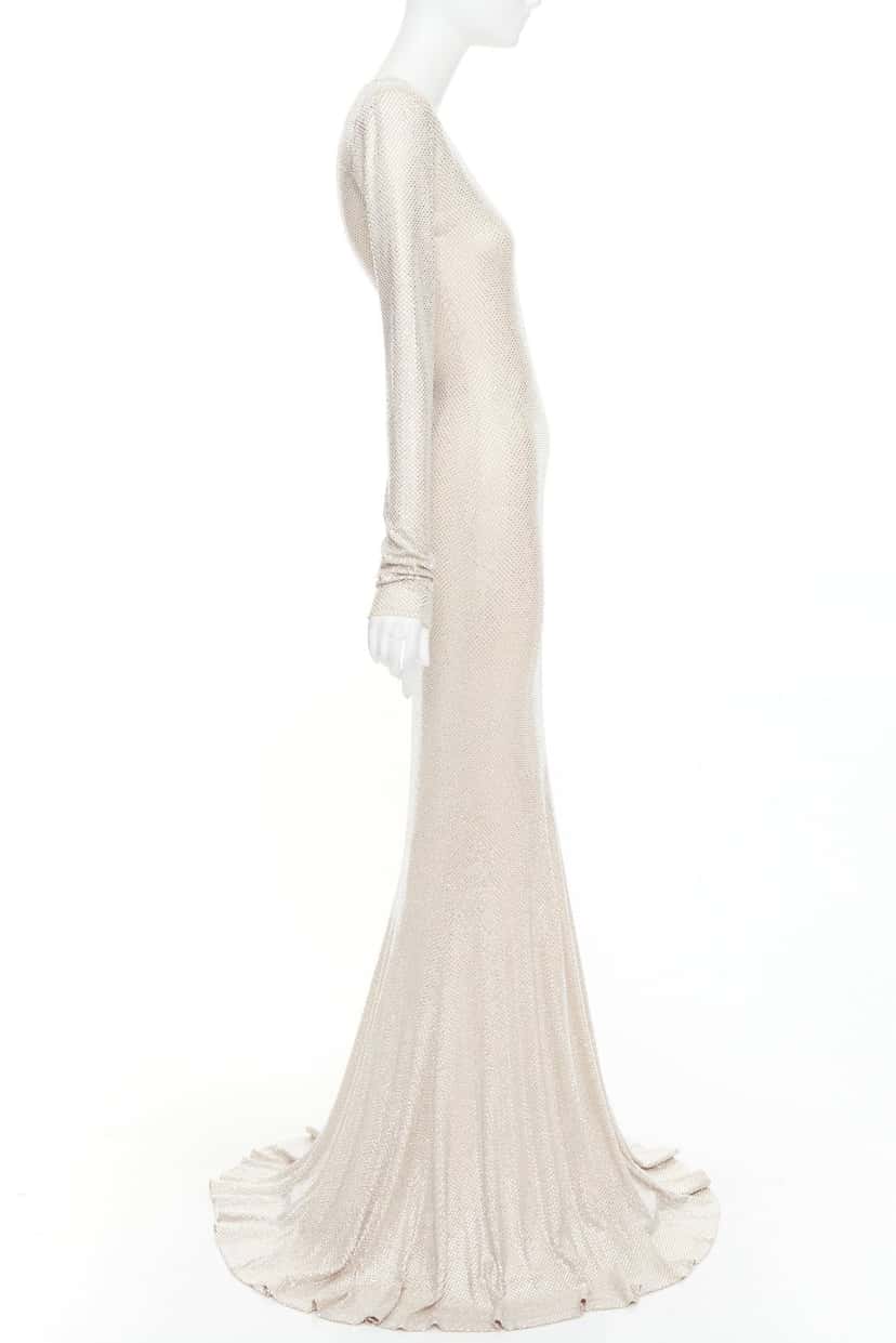 Alexandre Vauthier Dress Beige Viscose Very good condition - Model View