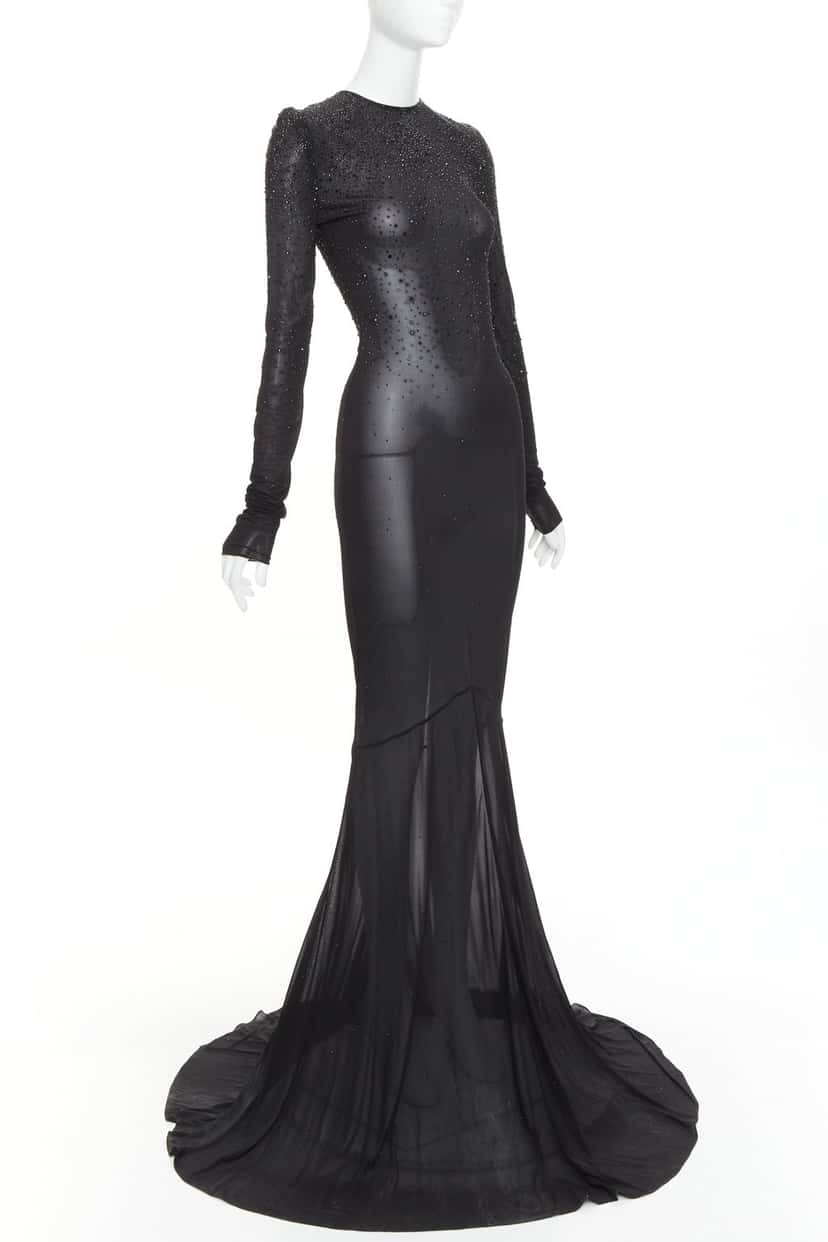 Alexandre Vauthier Dress Black Viscose Good condition - Inside View