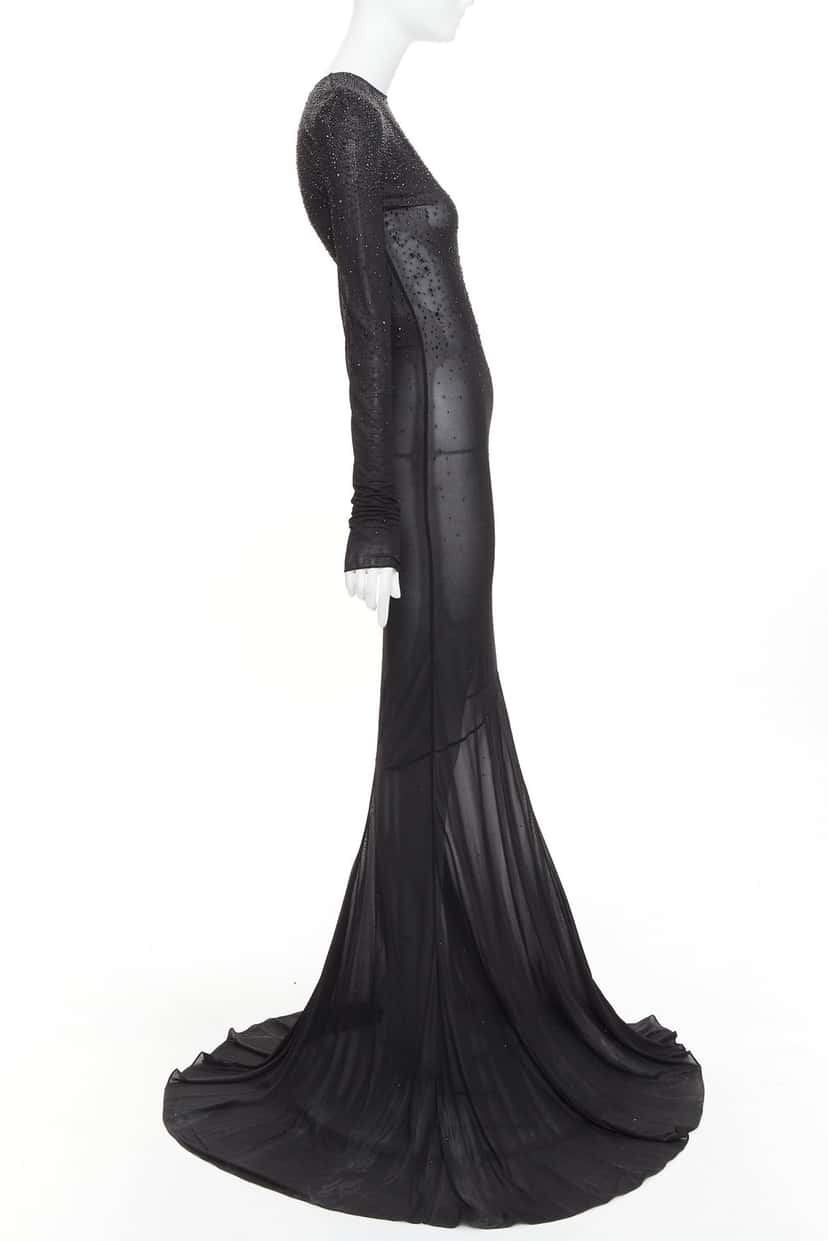 Alexandre Vauthier Dress Black Viscose Good condition - Model View
