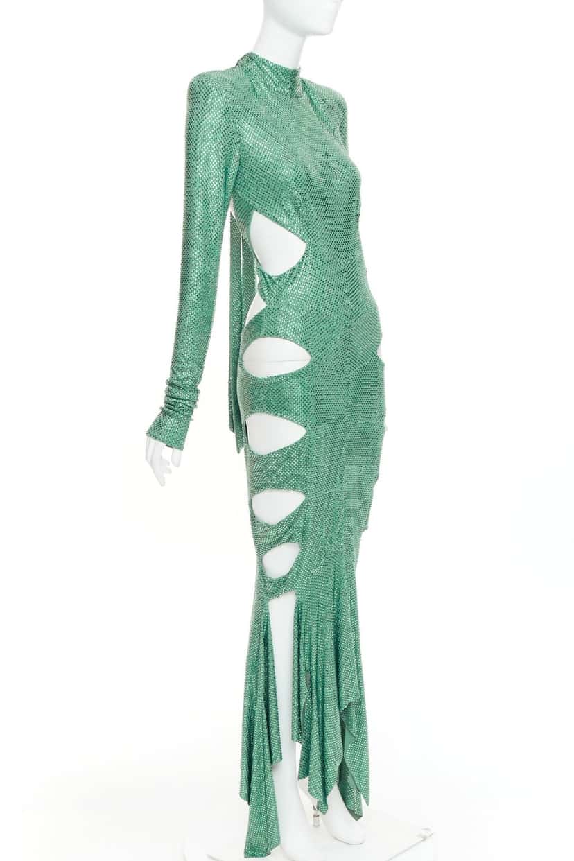 Alexandre Vauthier Dress Green Very good condition - Front View