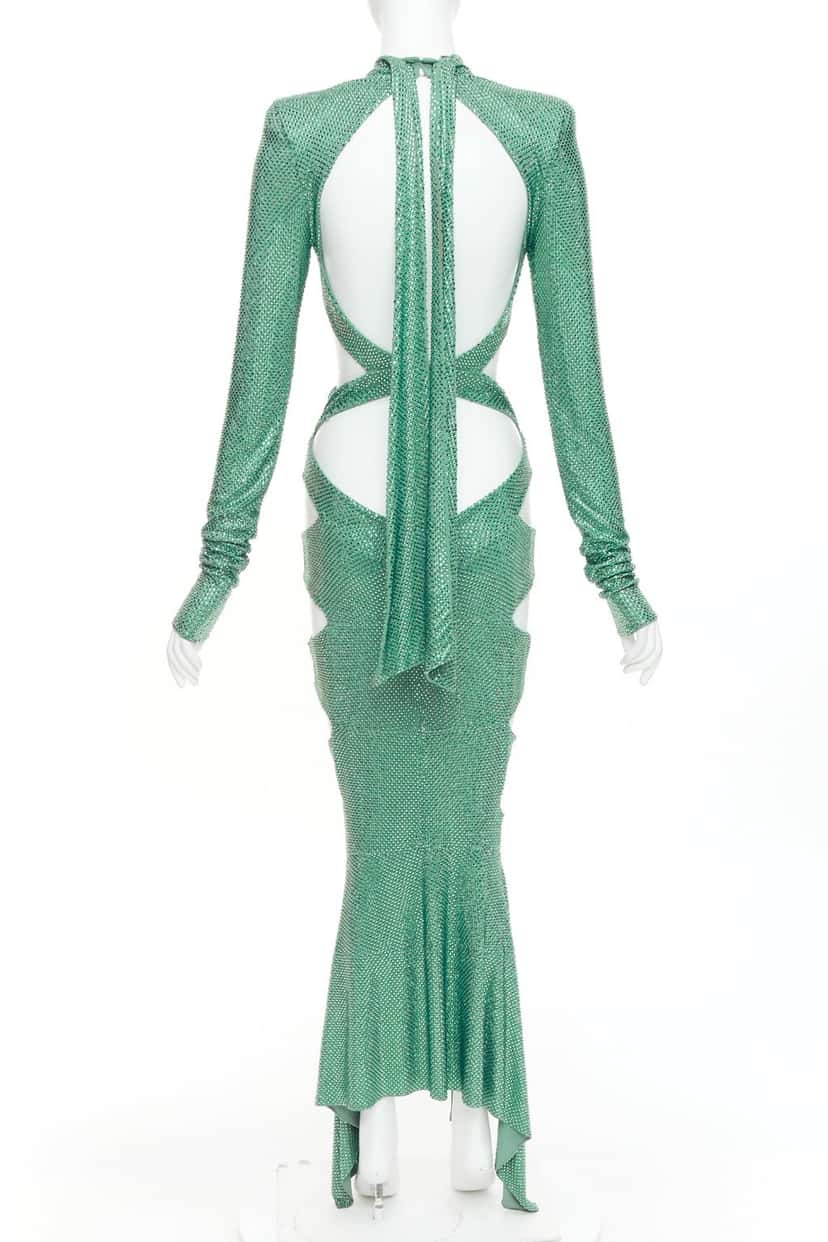 Alexandre Vauthier Dress Green Very good condition - Box View