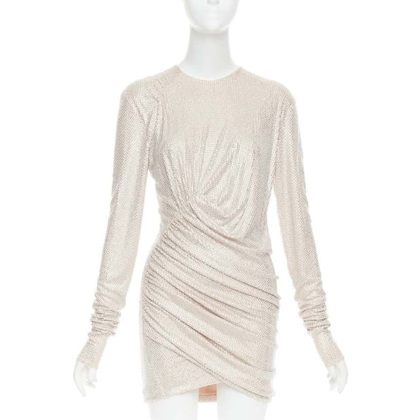 Alexandre Vauthier Dress Beige Viscose Very good condition - Front View