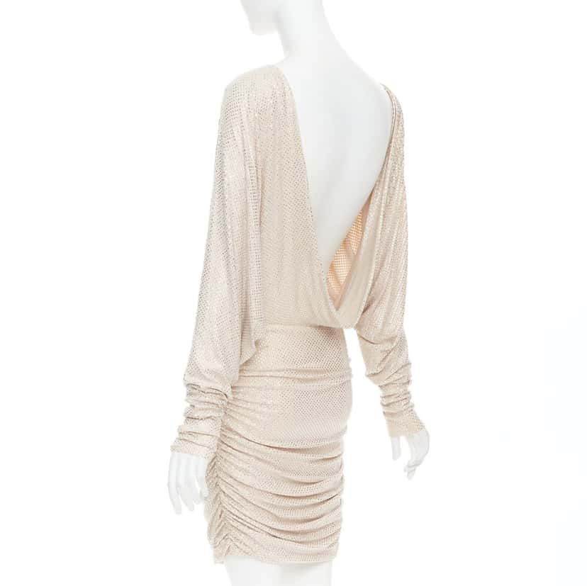 Alexandre Vauthier Dress Beige Viscose Very good condition - Box View