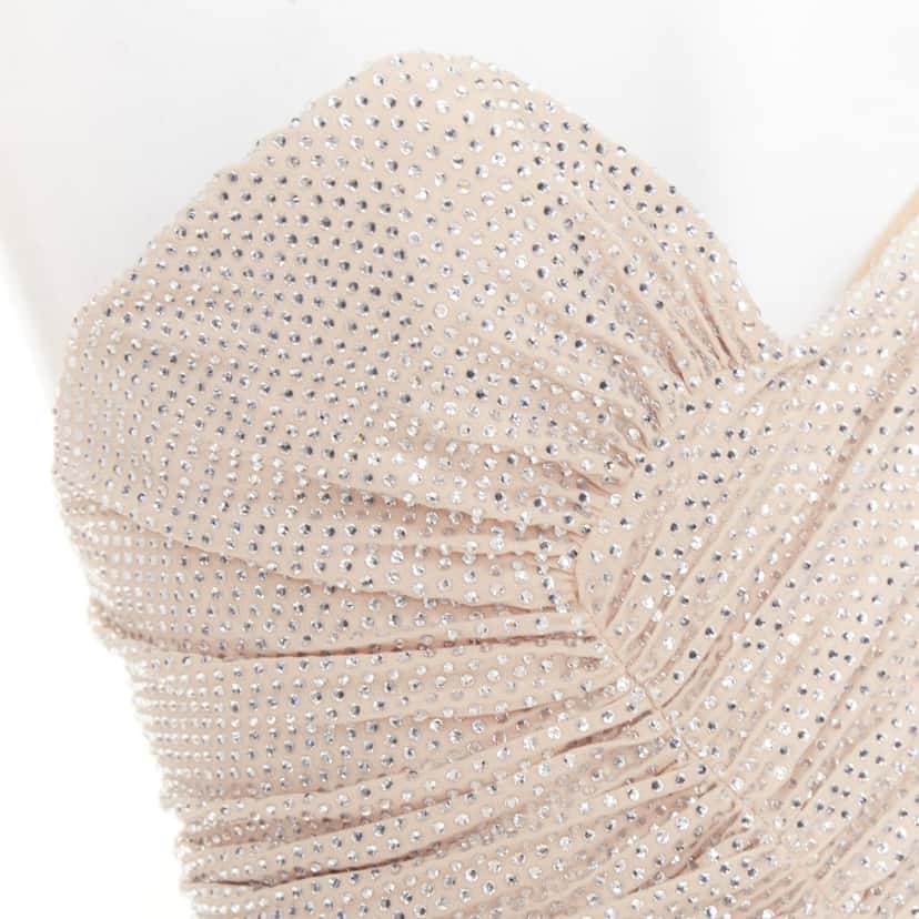 Alexandre Vauthier Dress Beige Viscose Very good condition - Back View