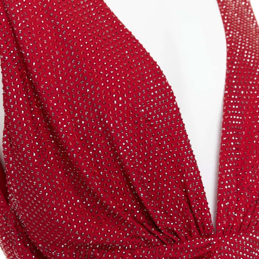 Alexandre Vauthier Dress Red Viscose Never worn, with tag - Back View