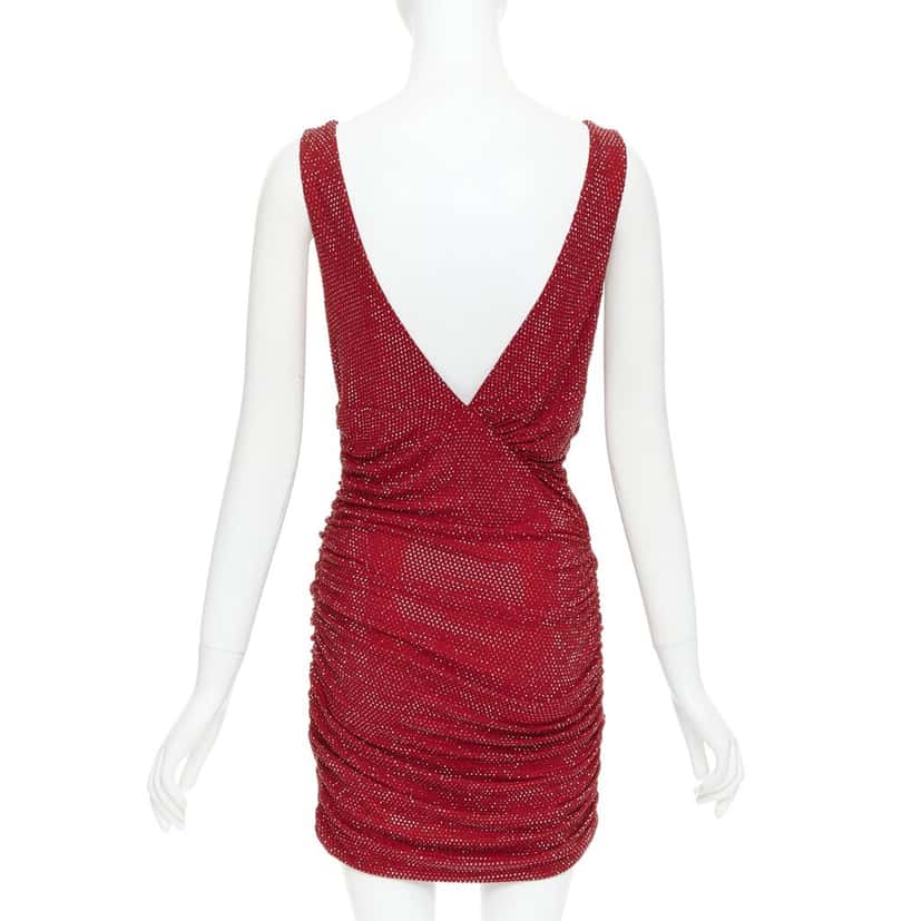 Alexandre Vauthier Dress Red Viscose Never worn, with tag - Box View