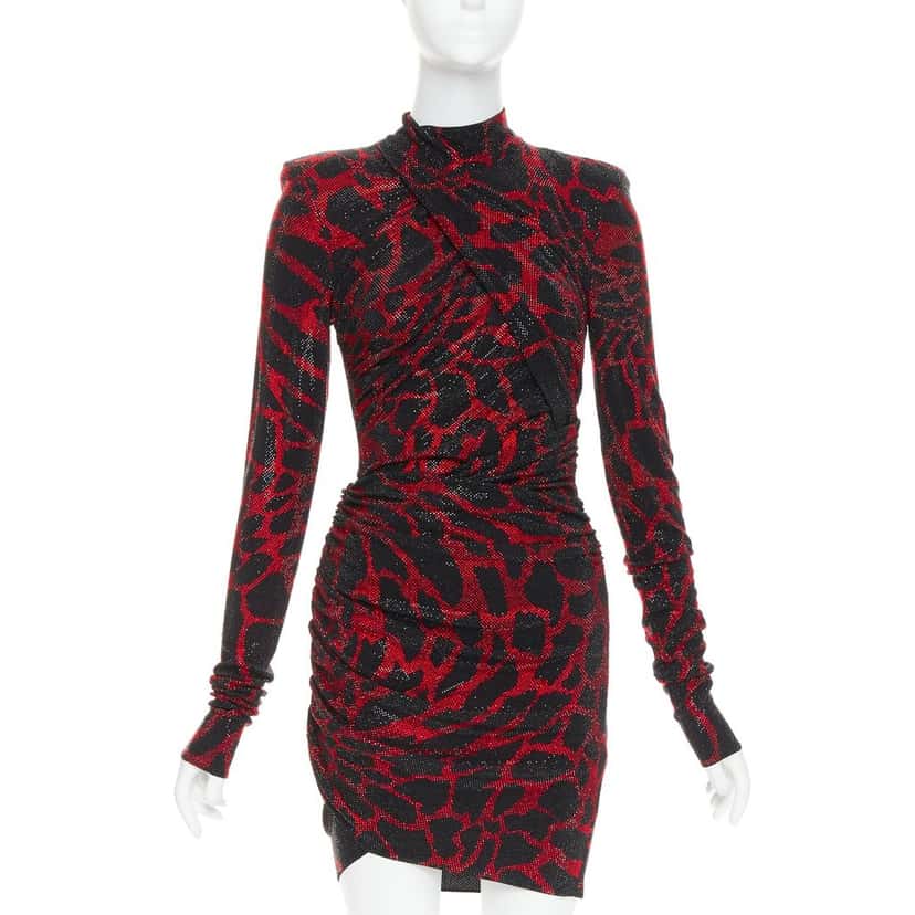 Alexandre Vauthier Dress Red Polyester Very good condition - Front View