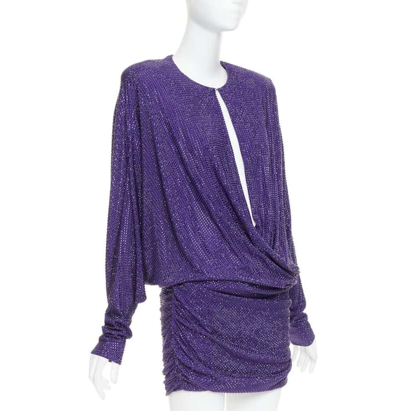 Alexandre Vauthier Dress Purple Good condition - Inside View