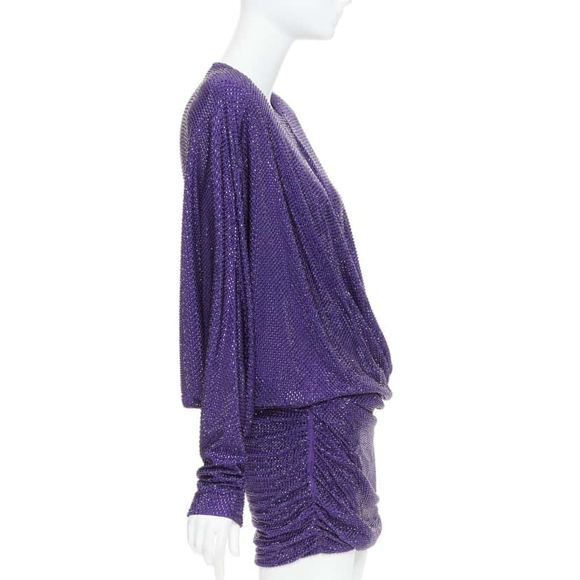 Alexandre Vauthier Dress Purple Good condition - Model View