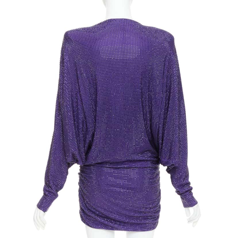 Alexandre Vauthier Dress Purple Good condition - Box View