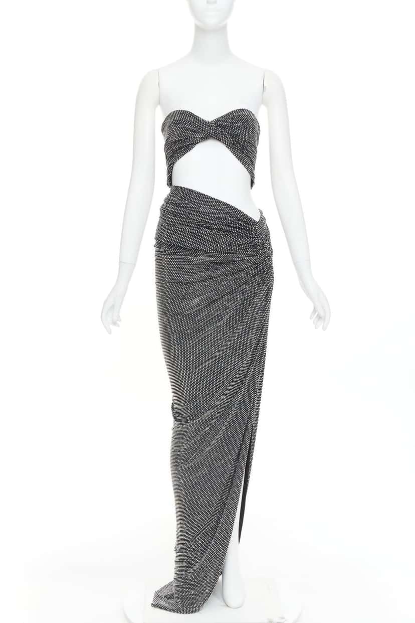 Alexandre Vauthier Dress Silver Viscose Very good condition - Front View