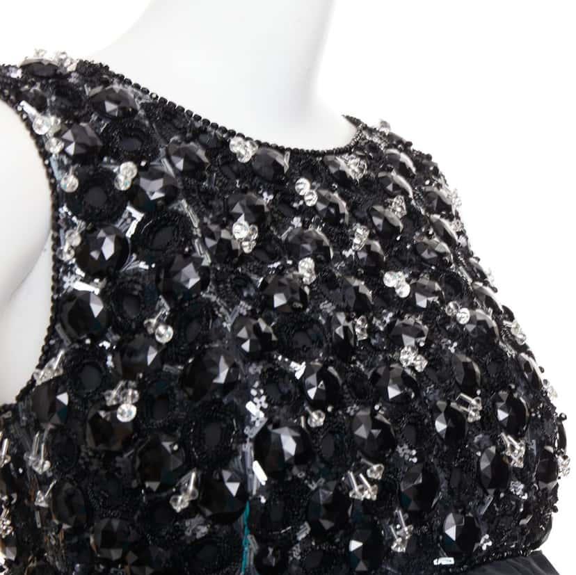 Alexandre Vauthier Dress Black Silk Very good condition - Back View