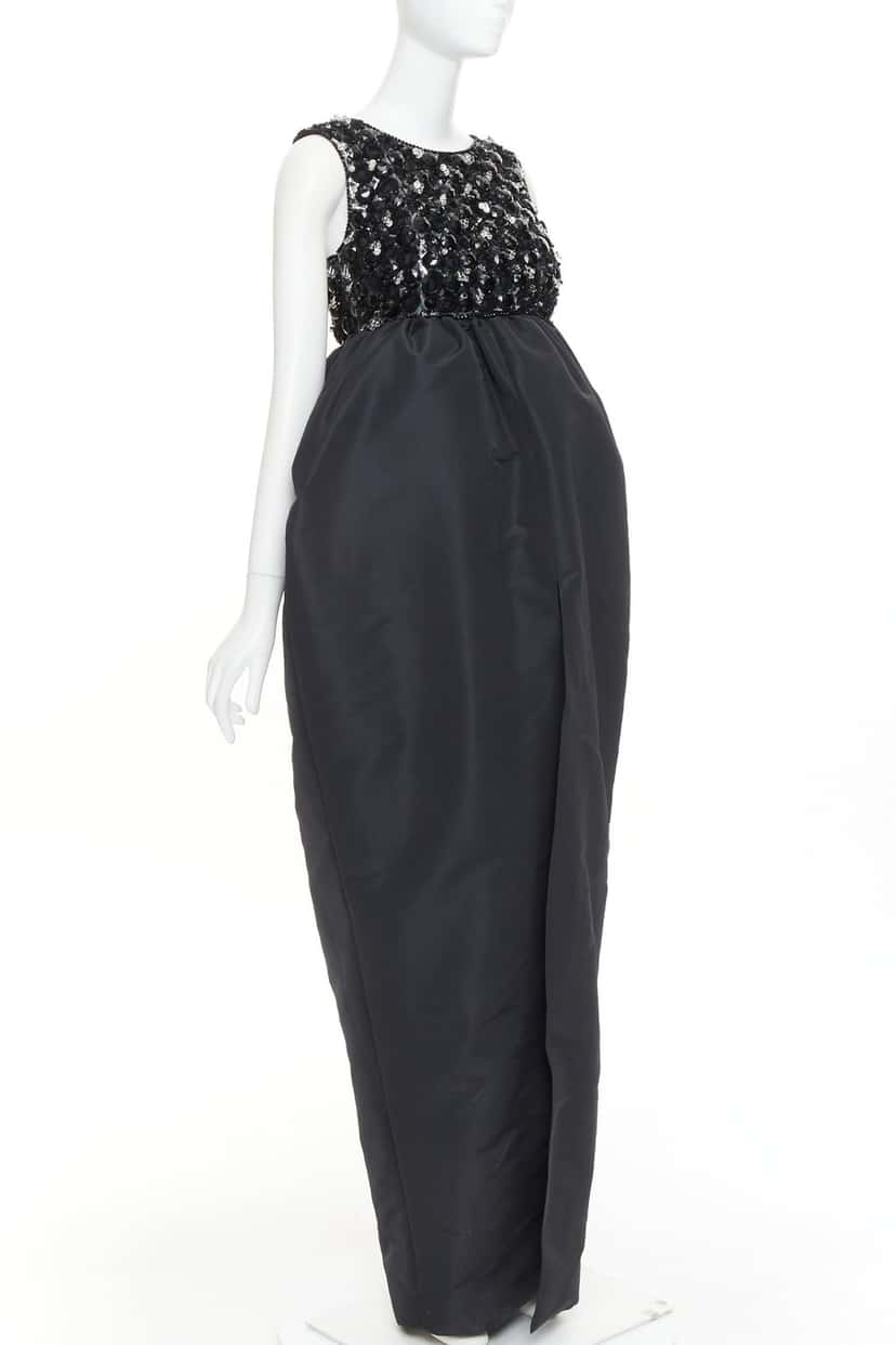 Alexandre Vauthier Dress Black Silk Very good condition - Inside View