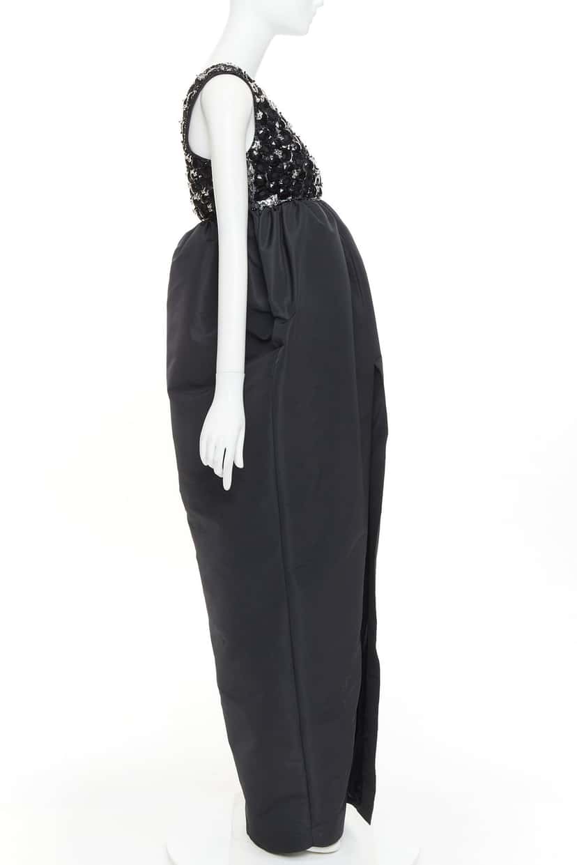 Alexandre Vauthier Dress Black Silk Very good condition - Model View