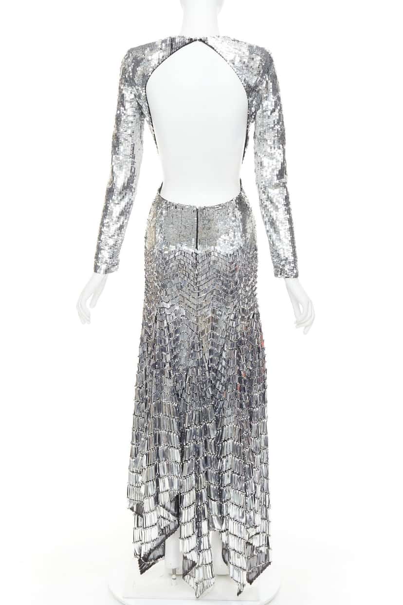 Alexandre Vauthier Silver Dress Silver Fair condition - Box View