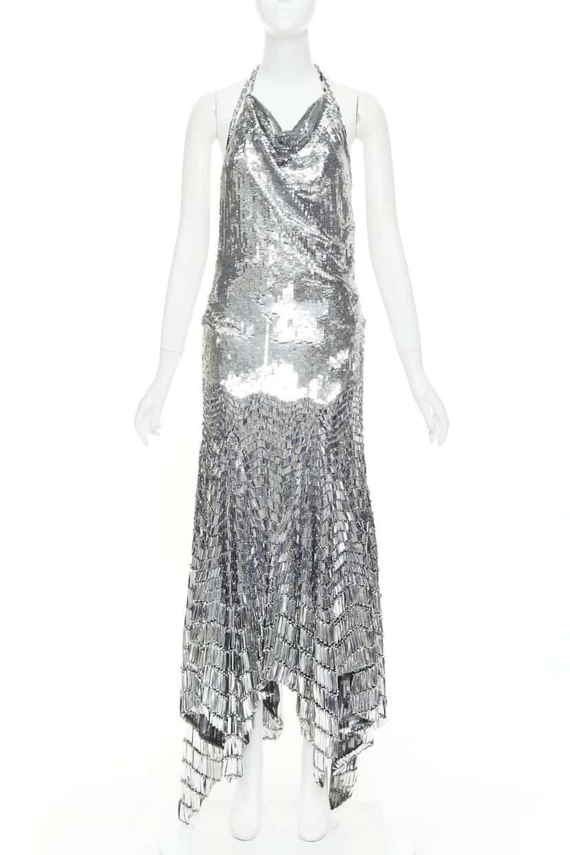 Alexandre Vauthier Dress Silver Fair condition - Front View