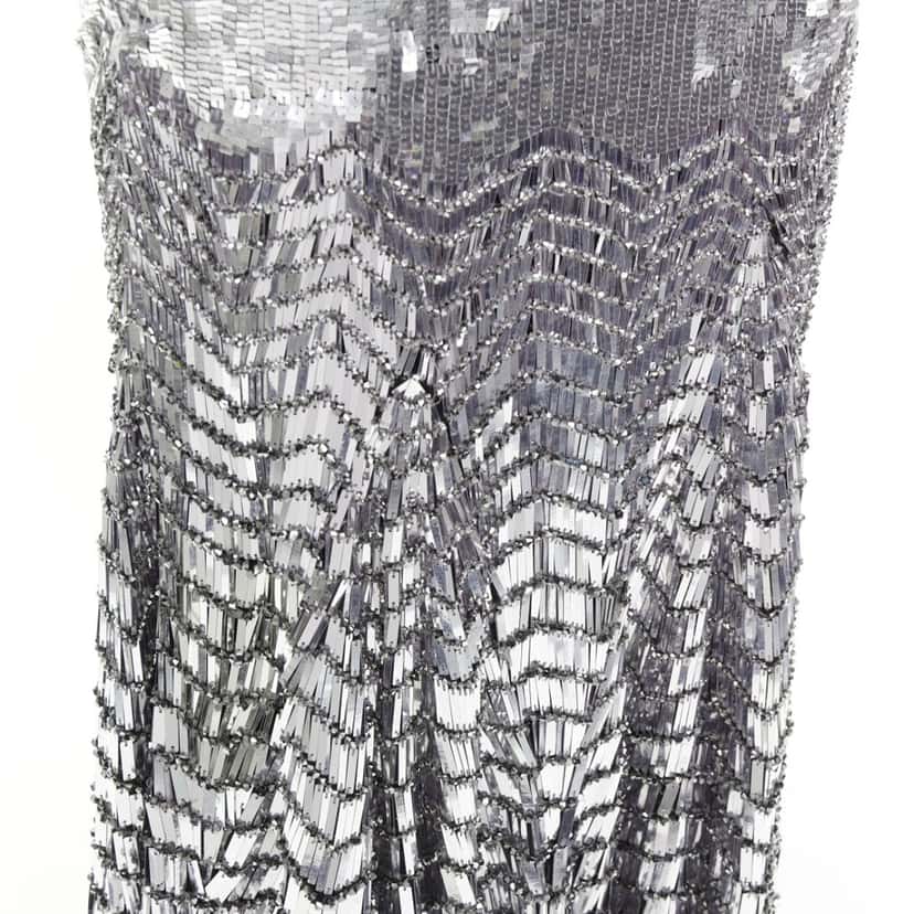 Alexandre Vauthier Dress Silver Fair condition - Back View