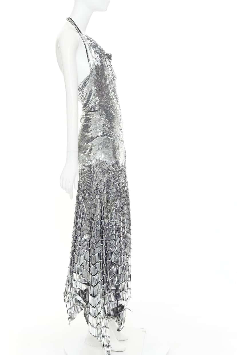Alexandre Vauthier Dress Silver Fair condition - Model View