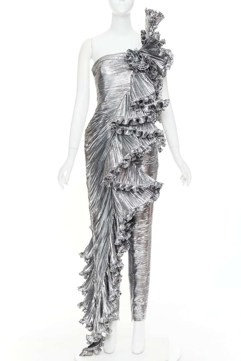 Alexandre Vauthier Dress Silver Very good condition - Front View