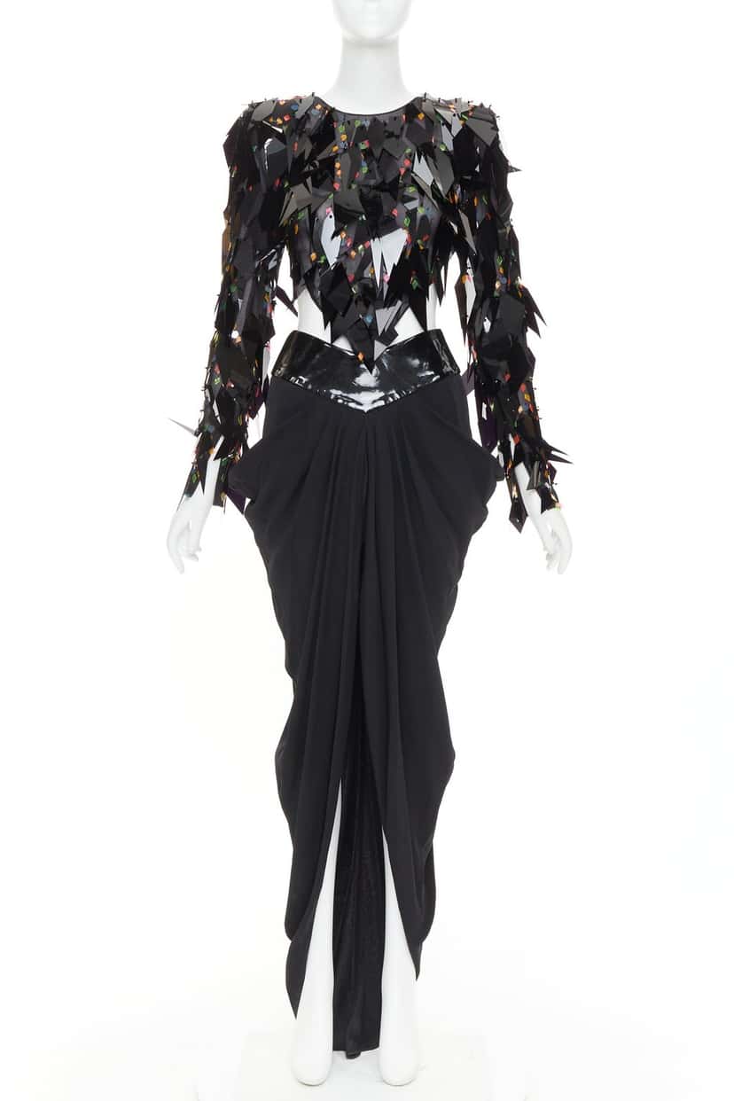 Alexandre Vauthier Dress Black Fair condition - Front View