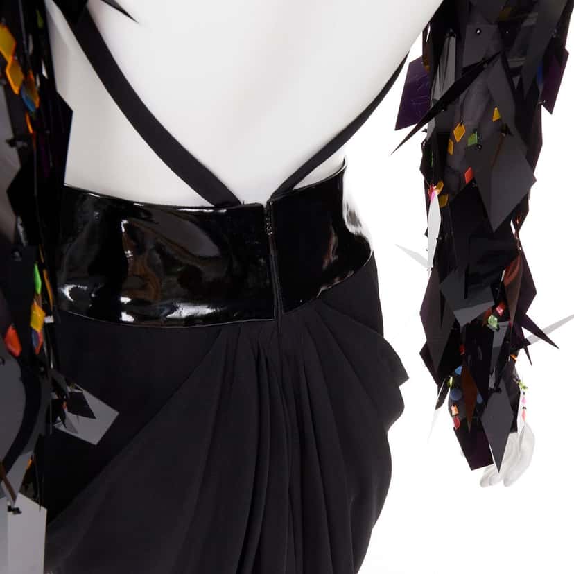 Alexandre Vauthier Dress Black Fair condition - Back View